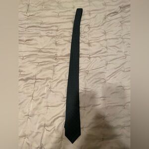 Calvin Klein Black Patterned Tie